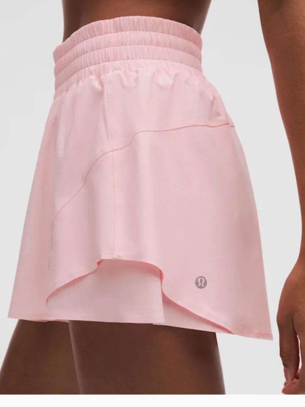 lululemon athletica Pale Pink Layered Athletic Skort